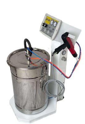تخصيص HXC-310 مستدامة مسحوق غبار غسيل الفراغ الطلاء الكهربائي الستاتيكية آلة رش المعدن مع الدوال