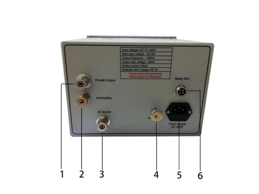 معدات طلاء مسحوق الكهربائي الستاتيكي المخصصة لطلاء المعدن 50W