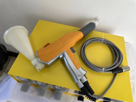 Casio Elektro Statik Boya Steel Substrate Powder Coating Gun مع امتصاص الاهتزازات