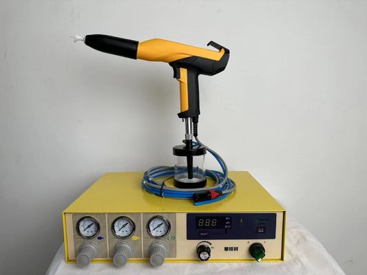 Casio Elektro Statik Boya Steel Substrate Powder Coating Gun مع امتصاص الاهتزازات